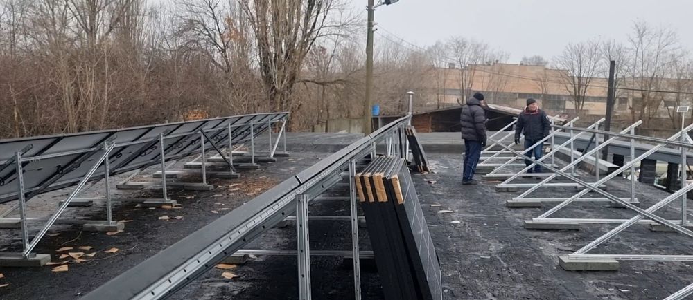 Солнечные панели установка монтаж строительство