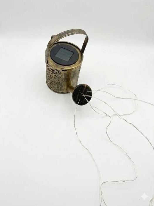 LAMPA solarna konewka LED ozdoba dekoracja