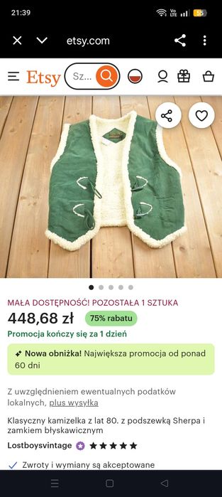 Kożuszek marki Clean Lines