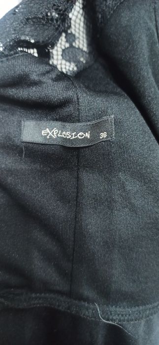 Bluzka z baskinką explosion roz 36