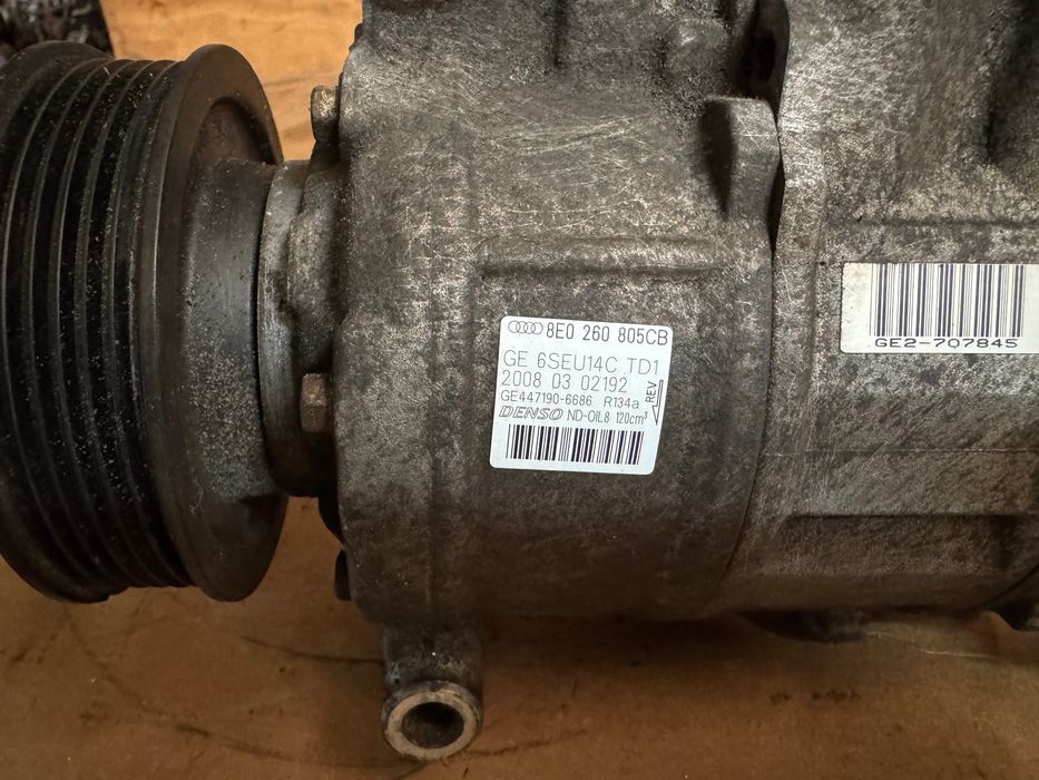 Compressor do ar condiçionado Audi A4 B7 B8 2.0 TDI 140cv 8E0.260.805CB
