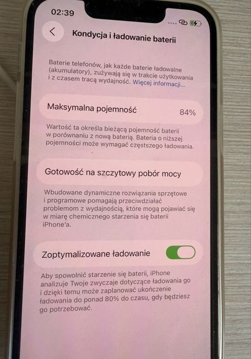 iPhone 13 mini 64 GB – idealny stan – bateria 84%