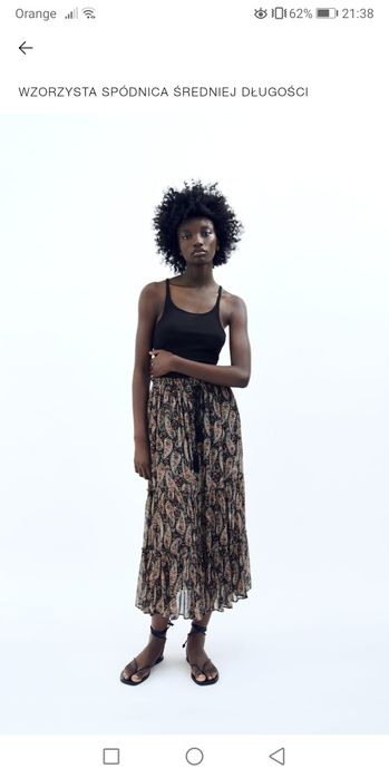 Spódnica ZARA midi