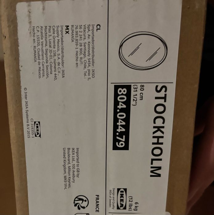 Lustro Ikea Stockholm kolot Brzoza
