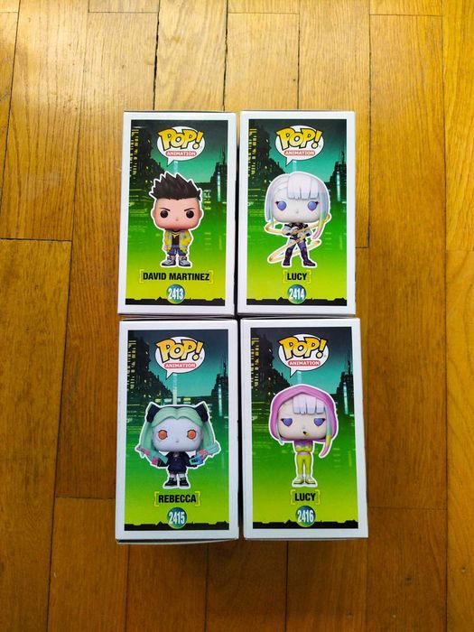 Funko Pop Cyberpunk 2413, 2414, 2415, 2416