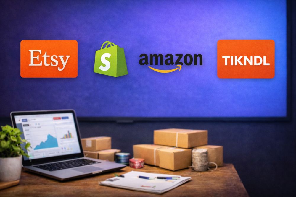 Створення магазинів під ключ: Ебей, Етсі, Шопіфай, Амазон