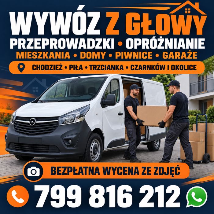 WYWÓZ Z GŁOWY / Przeprowadzki i opróżnianie pomieszczeń /