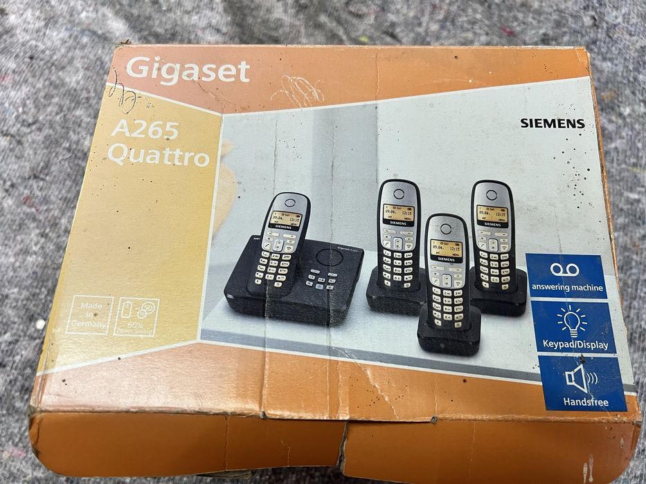 Telefon stacjonarny Siemens Gigaset A265 quattro 1+3