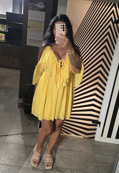 Sukienka hiszpanka uni - S-M-L