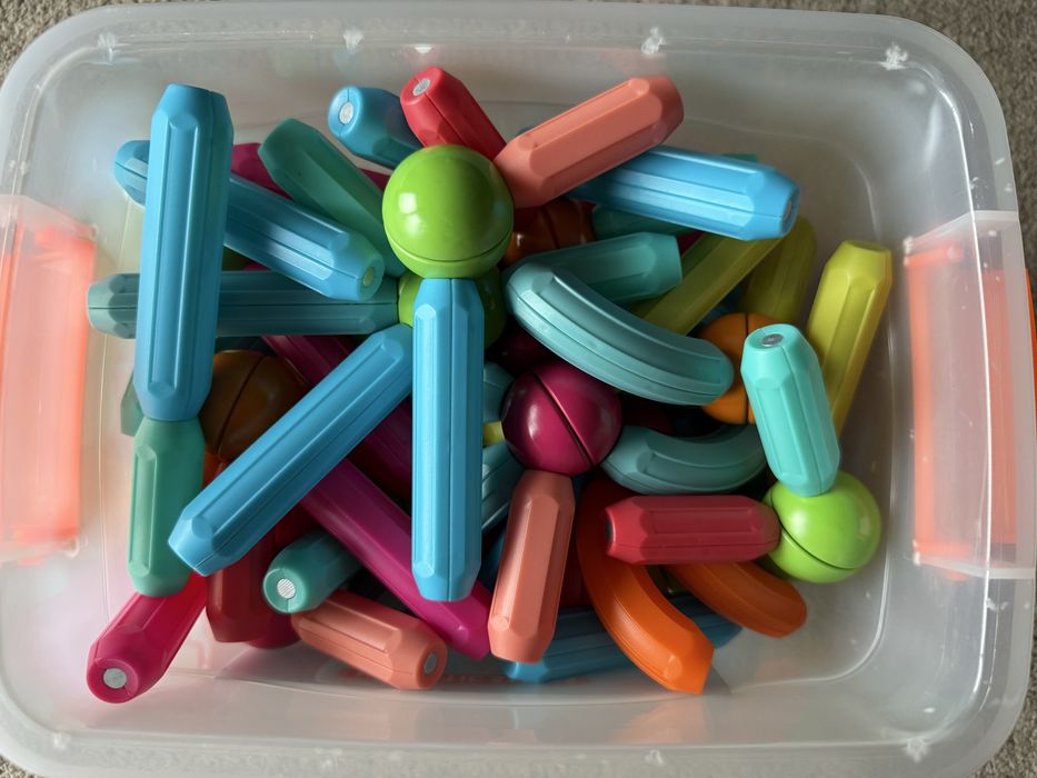 Jogo construção magnetico