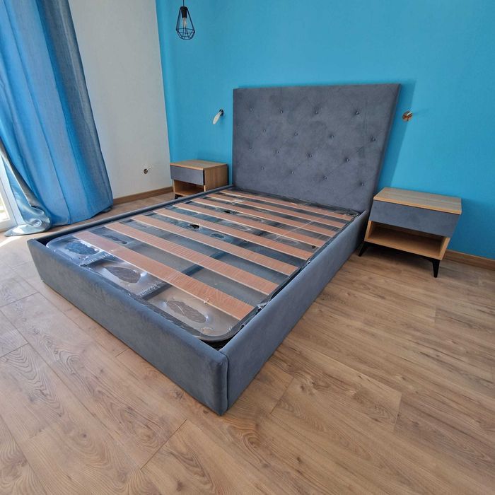Camas De Casal Estofadas Top de Gama 190x140m Estrado Incluído 199€ !!