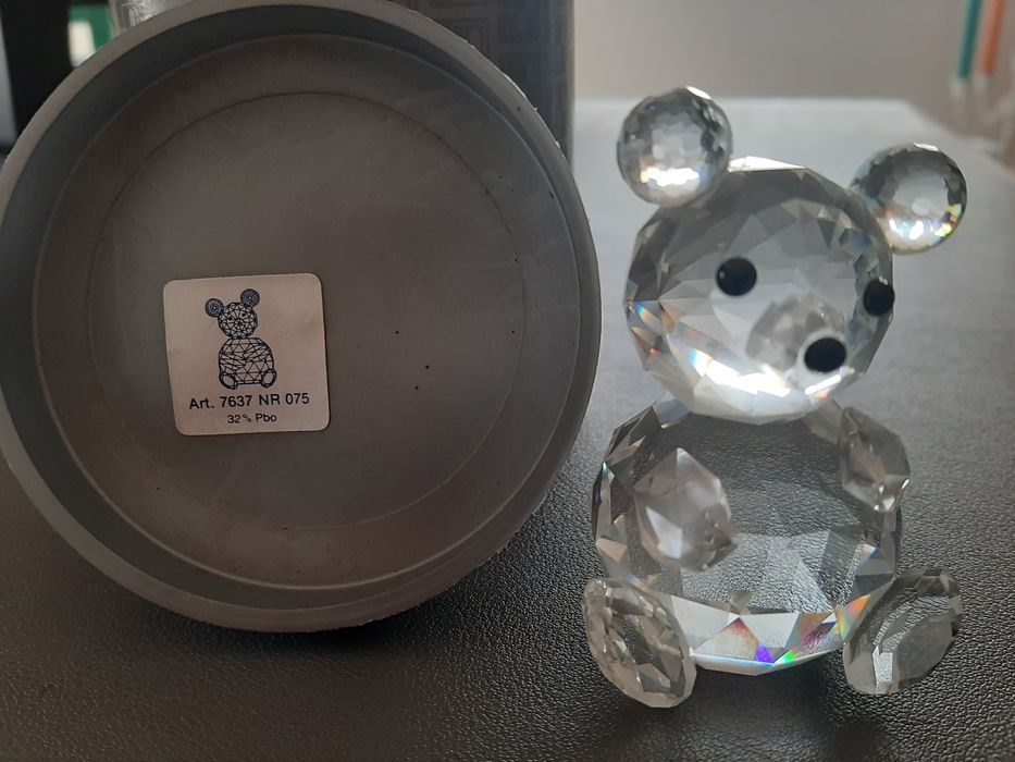 Swarovski, urso em cristal, artigo novo, altura 6cm