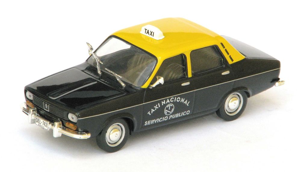 Miniatura Renault 12 Taxi Bogotá 1973 Altaya 1/43