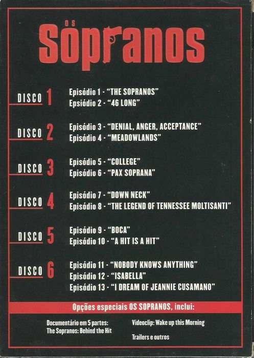 Os Sopranos: A Primeira Série (6 DVD)