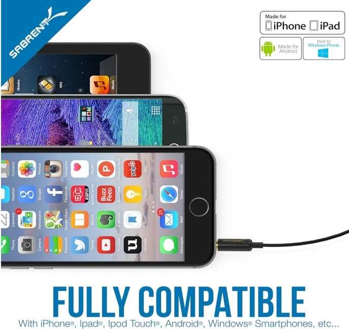 Sabrent AU-SMCR Mikrofon z Klipsem miniJack 3,5mm