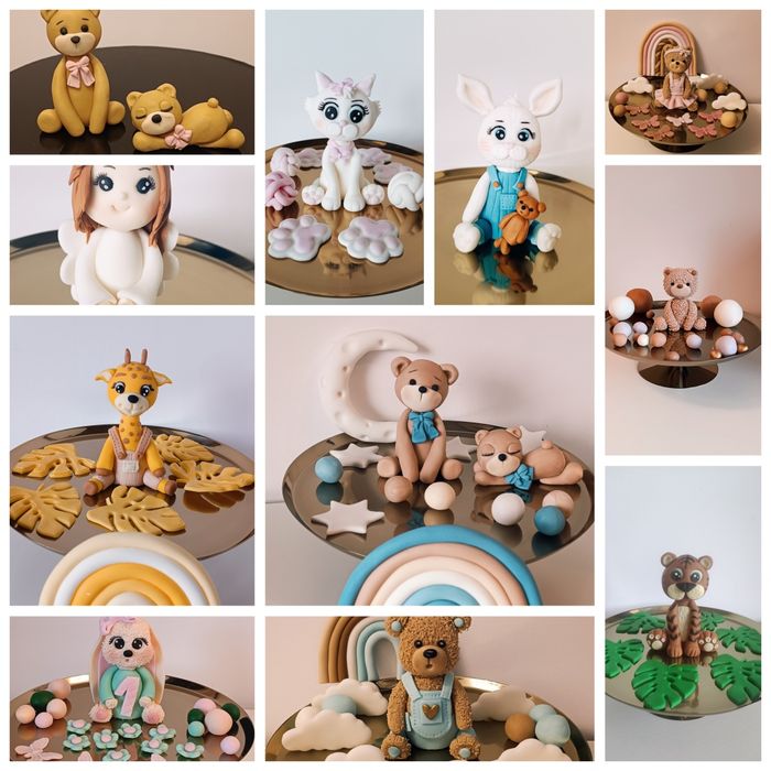 Figurki na tort Lublin misie zwierzątko