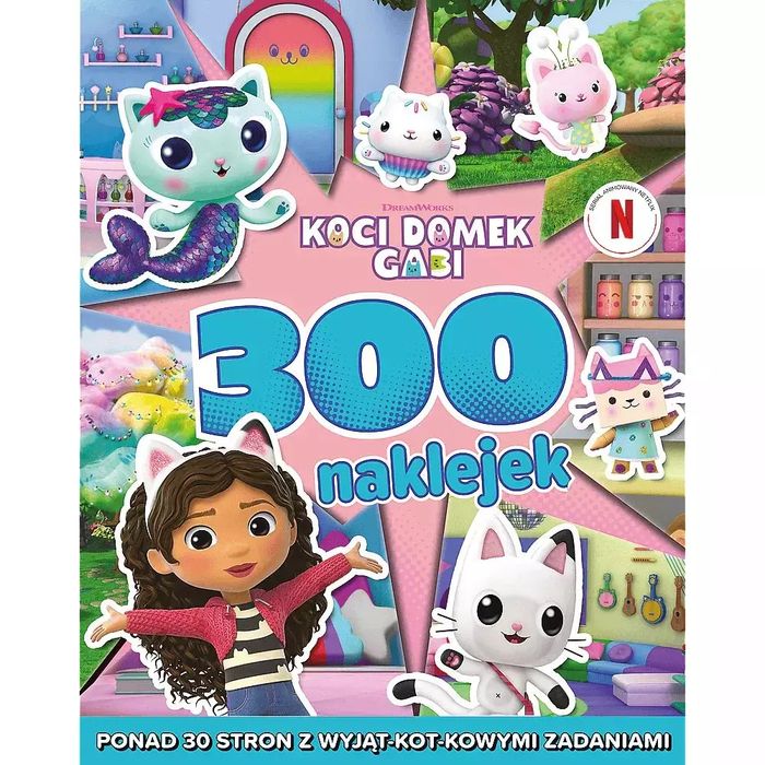 300 naklejek. Koci Domek Gabi. Nowy Produkt