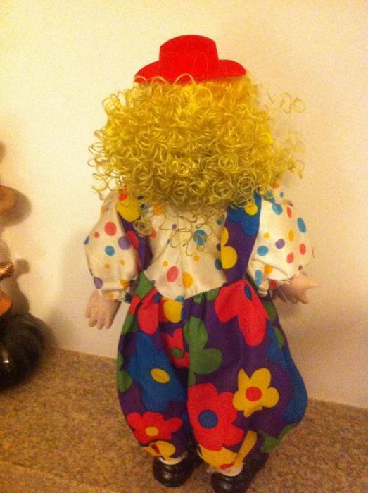 Bonecos em Porcelana - Palhaços