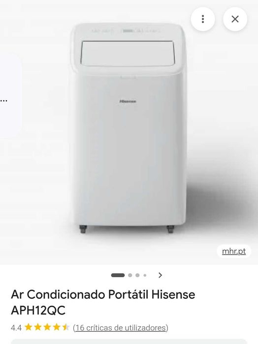 Ar condicionado portátil hisense 12000btu