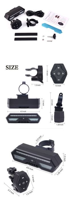 Farolim traseiro para bicicleta novo