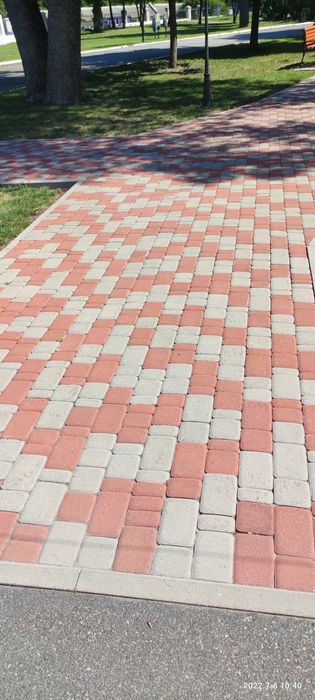 Тротуарная плитка сухопресованая