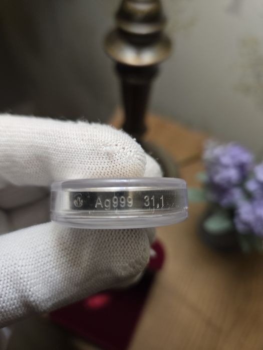 Срібна монета КОСІВСЬКИЙ РОЗПИС, 1 унція, 31.1 гр, 999 пр., тираж 3500