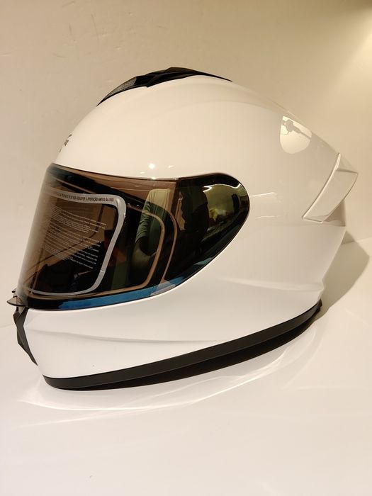 Capacete Integral Kappa "leve" c/viseira escura incluida mota scooter