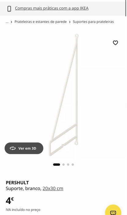 PERSHULT suporte ikea