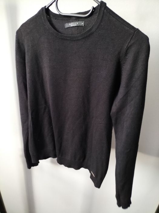 Sweter sweterek cienki czarny M mohito