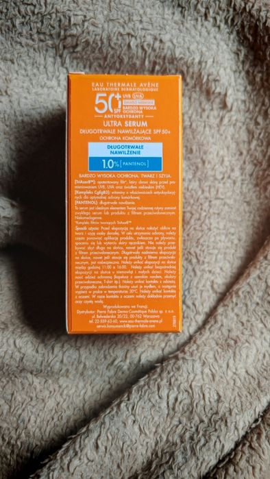 Avene ultra serum panthenol spf50+ 30ml