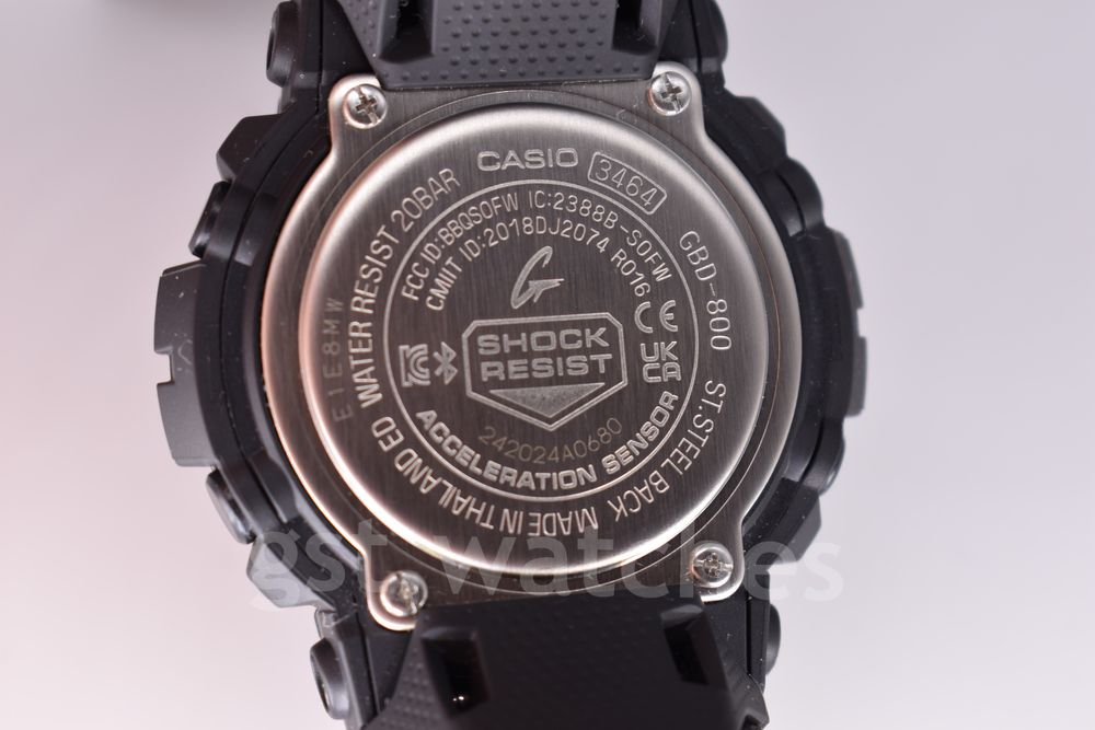 Casio G-Shock GBD-800-1B NEW ORIGINAL | Bluetooth | Step-Tracker