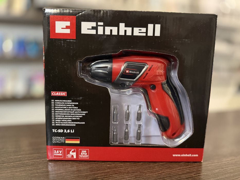 Wkrętak akumulatorowy TC-SD 3,6 Li EINHELL Poznań Długa 14