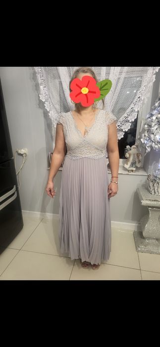 Sukienka maxi plisowana nowa z metką