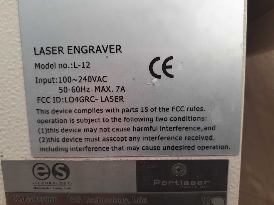 Máquina Gravação e corte Laser Mercury