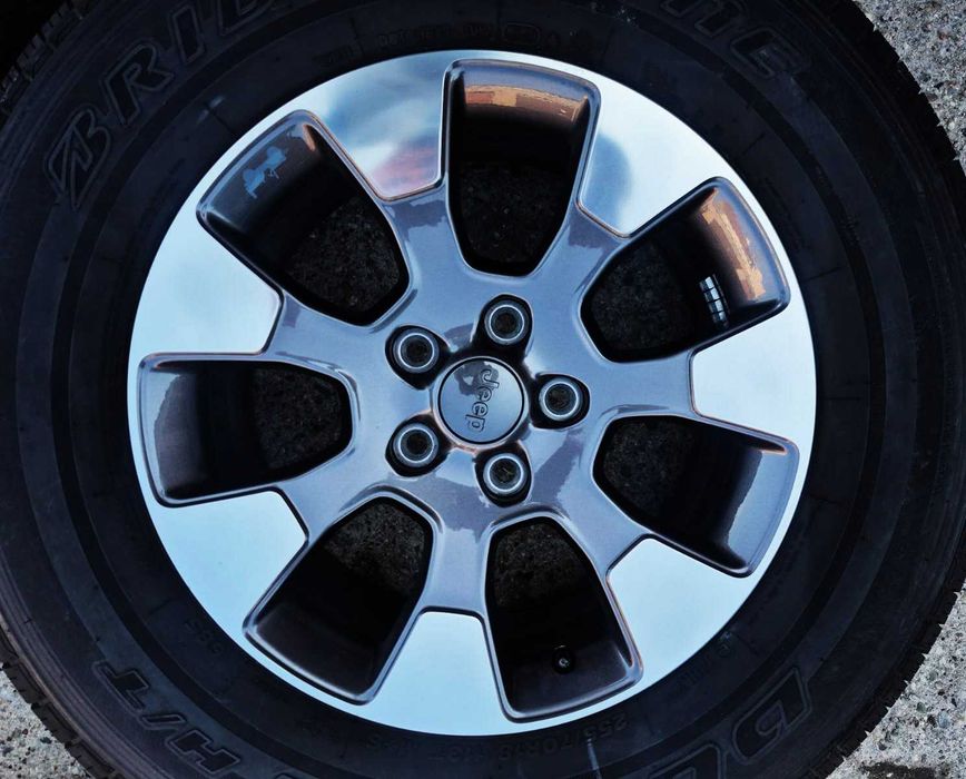 Jeep Wrangler JL/JK Rubicon Gladiator Sahara Nowe Oryginalne Alufelgi Koła Całoroczne 18 Cali-5szt