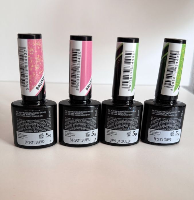 Sprzedam żele budujące EASY BRUSH Claresa 4 szt. OKAZJA !