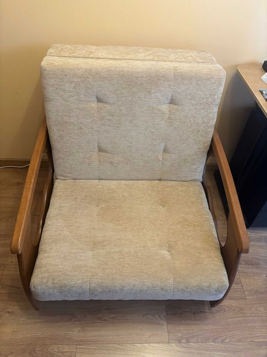 Fotel rozkładany z funkcją spania