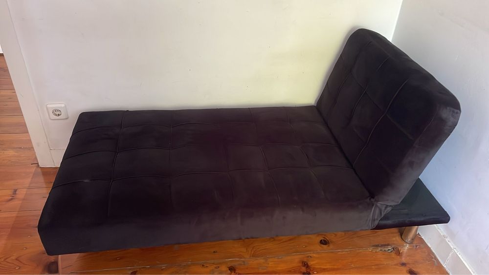 Sofá Chaise Azul Marinho