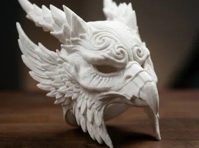 Маска Мифического Грифона | Декор 3D Печать | Print Garage