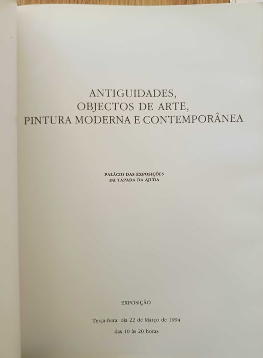Antiguidades, Objectos de Arte, Pintura Moderna e Contemporânea