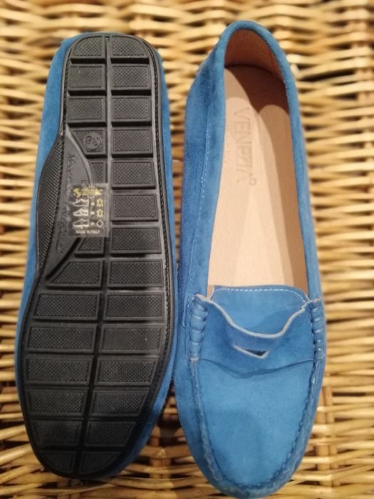 Nowe mokasyny skórzane, rozm. 38