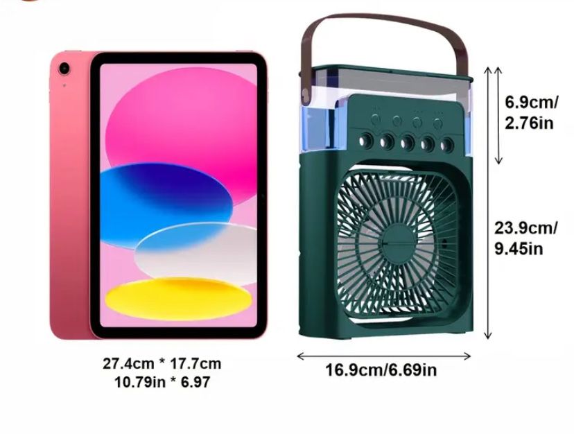 Вентилятор, зволожувач повітря