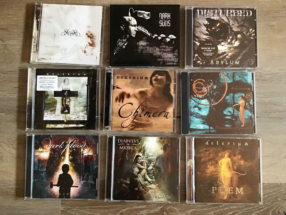 CDs rock metal baratos.    D