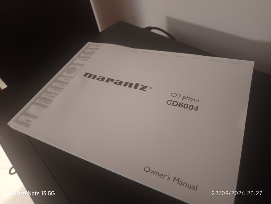 Leitor de cd Marantz CD 6004