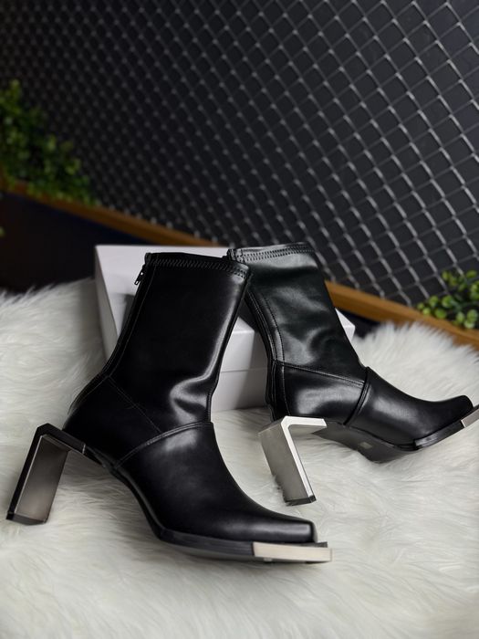 Кожаные ботильоны Heliot Emil