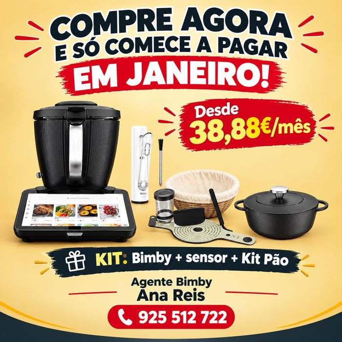 Bimby TM7 NOVA! + sensor + Kit do pão