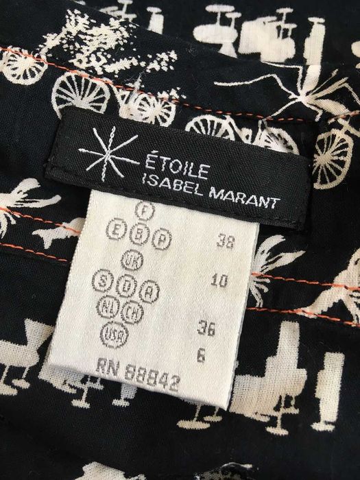 ETOILE Isabel MARRANT sukienka tunika koszula batyst bawelna S/M 36/38