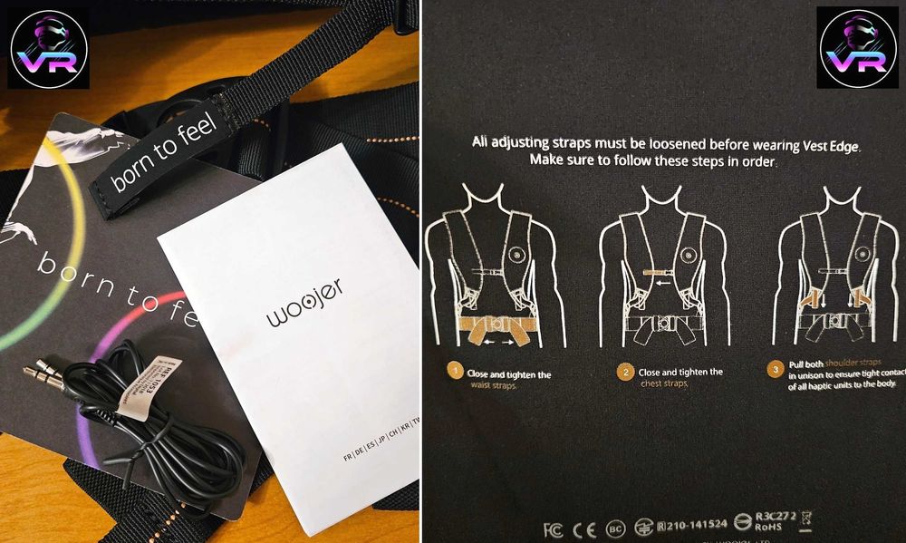 ‼️ Тактильний жилет WOOJER VEST EDGE (Quest 3, PlayStation 5, Xbox)