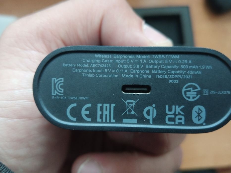 TWS Xiaomi Mi True Wireless Earphones 2 Pro Black (TWSEJ11WM) Кейс