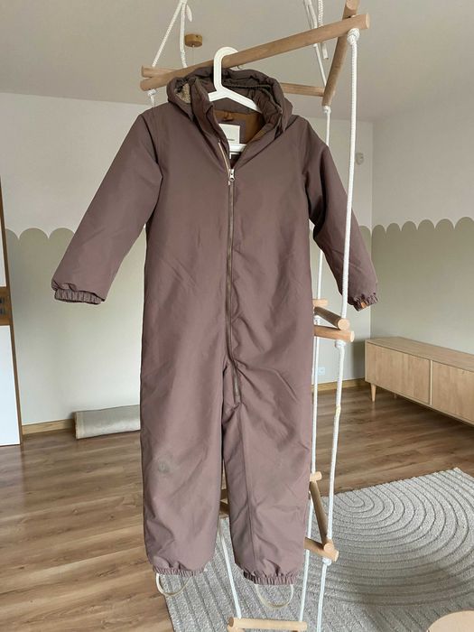 Kombinezon Lil' Atelier zimowy 122-128 jak nowy kolor brąz